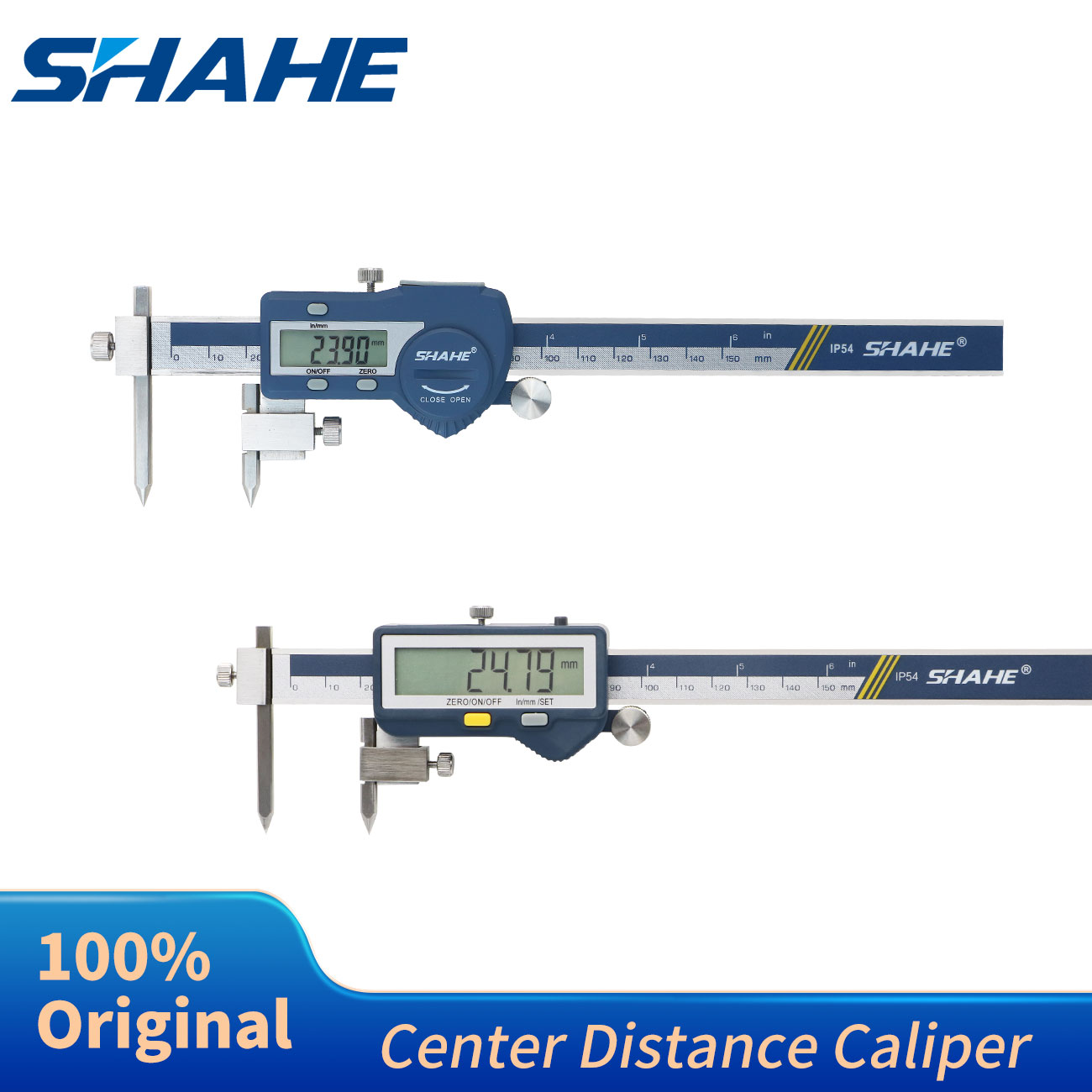 Digital Caliper 150Mm Stainless Steel - SHAHE 5-150/5-200/5-300mm デジタルセンターディスタンスキャリパー デジタルマイクロメーター ステンレス鋼