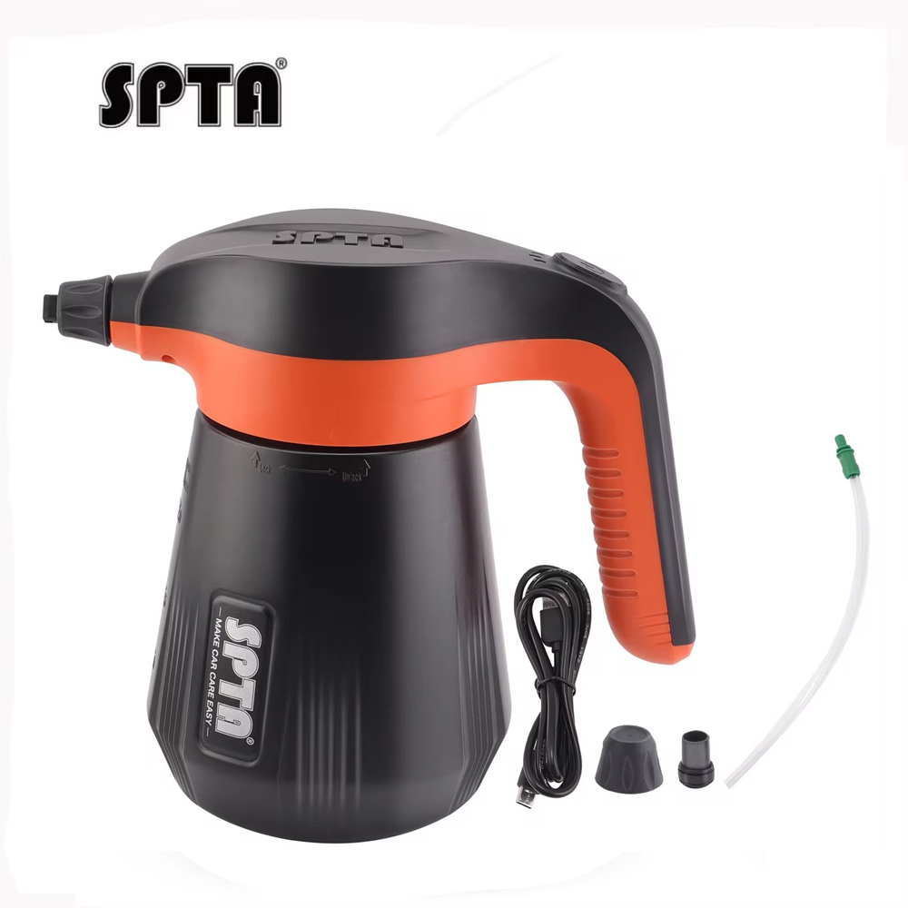 Vacuum Chamber Kit With Pump - SPTA-電気圧力フォーム石鹸噴霧器、スノーキャノン、コードレスポンプ、車の掃除用洗車、庭の散水、2.25l、76オンス