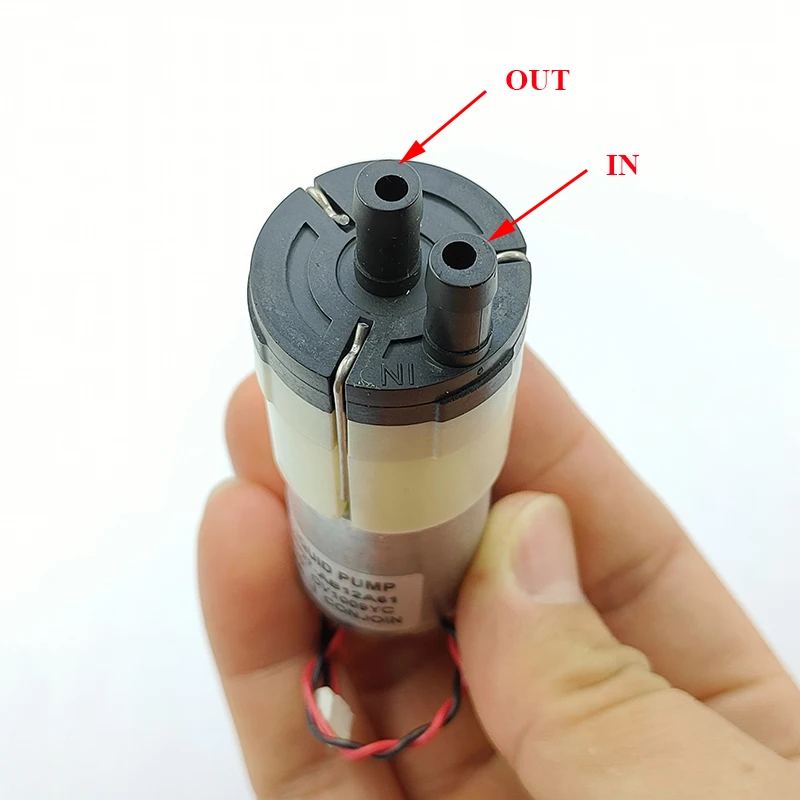 Mini Peristaltic Pump 12V - CJWP27-AB12A61 DC 12V ミニダイヤフラム液体ポンプ 370 モーター自吸式吸引ウォーターポンプ