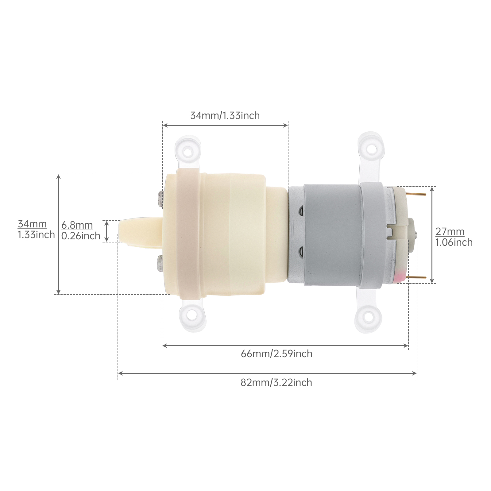 R365 マイクロウォーターポンプモーター DC 3.7-1 - Mini Peristaltic Pump 12V のレビューと価格