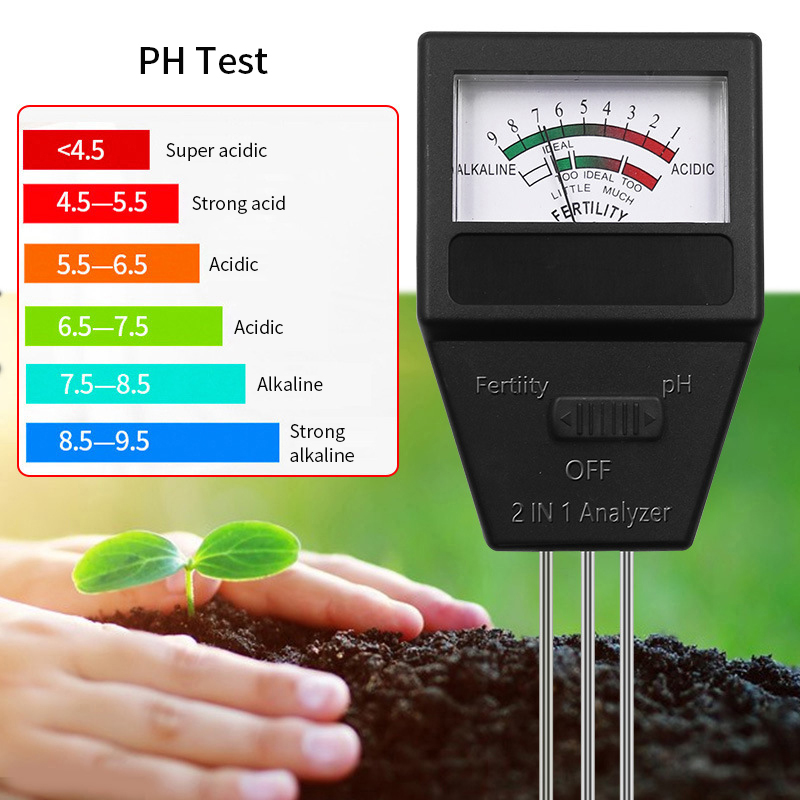 土壌PHテスター,3つのプローブ,肥料測定装置,庭,植物用の - Ph Meter Digital Water Tester のレビューと価格