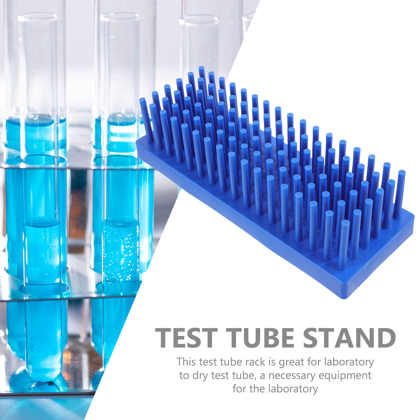 ペグデザイン試験管ラックプラスチック実験室乾燥スタンド大容量 - Lab Equipment のレビューと価格