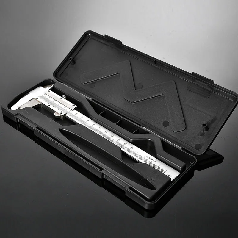 プロのステンレス鋼ノギスゲージ 0-150 ミリメートルスラ - Digital Caliper 150Mm Stainless Steel のレビューと価格
