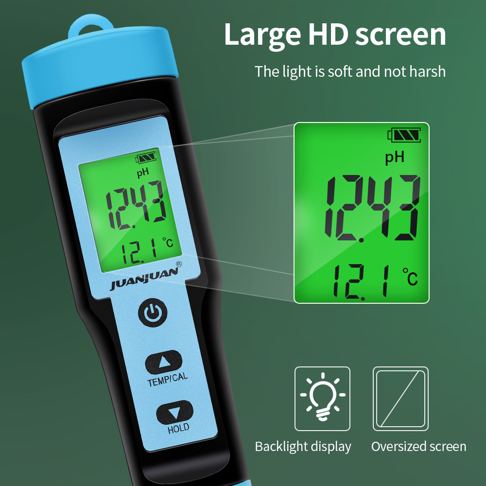 デジタル食品pH計,高品質の肉測定器,チーズ,牛乳,土壌,水 - Ph Meter Digital Water Tester のレビューと価格