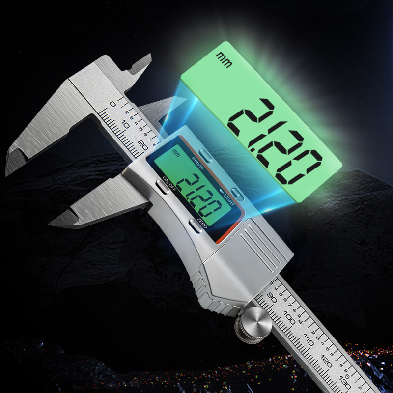 デジタルメタルキャリパー,150mm,バックライト付き,ステ - Digital Caliper 150Mm Stainless Steel のレビューと価格