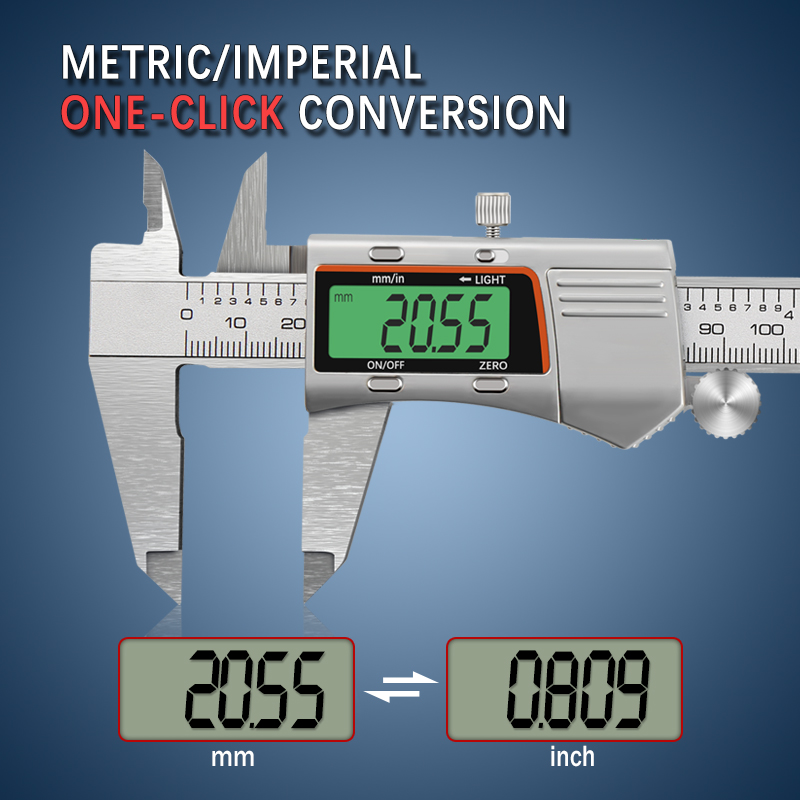 デジタルメタルキャリパー,150mm,バックライト付き,ステ - Digital Caliper 150Mm Stainless Steel のレビューと価格