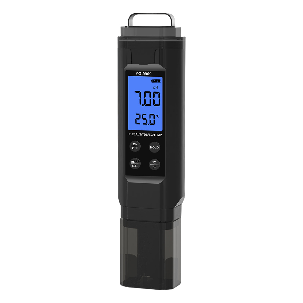 5-in-1デジタル水質テスターペン、塩分・pH・温度・EC - Ph Meter Digital Water Tester のレビューと価格