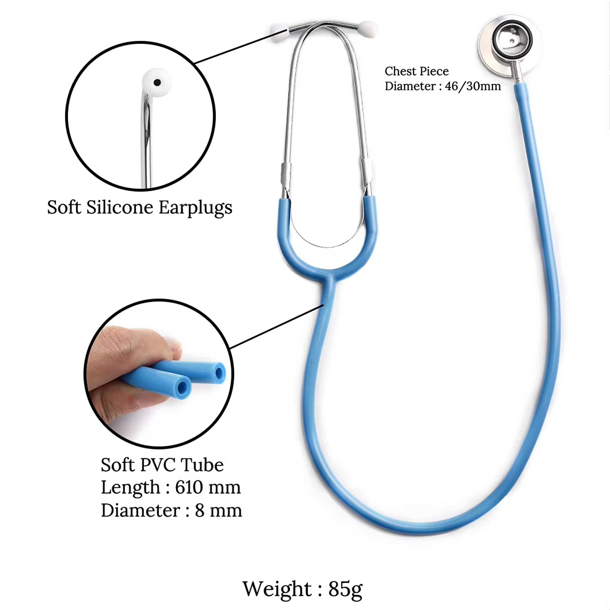 デュアルヘッド聴診器医療機器専門医師看護師ダブルヘッド聴診器 - Medical Supplies のレビューと価格