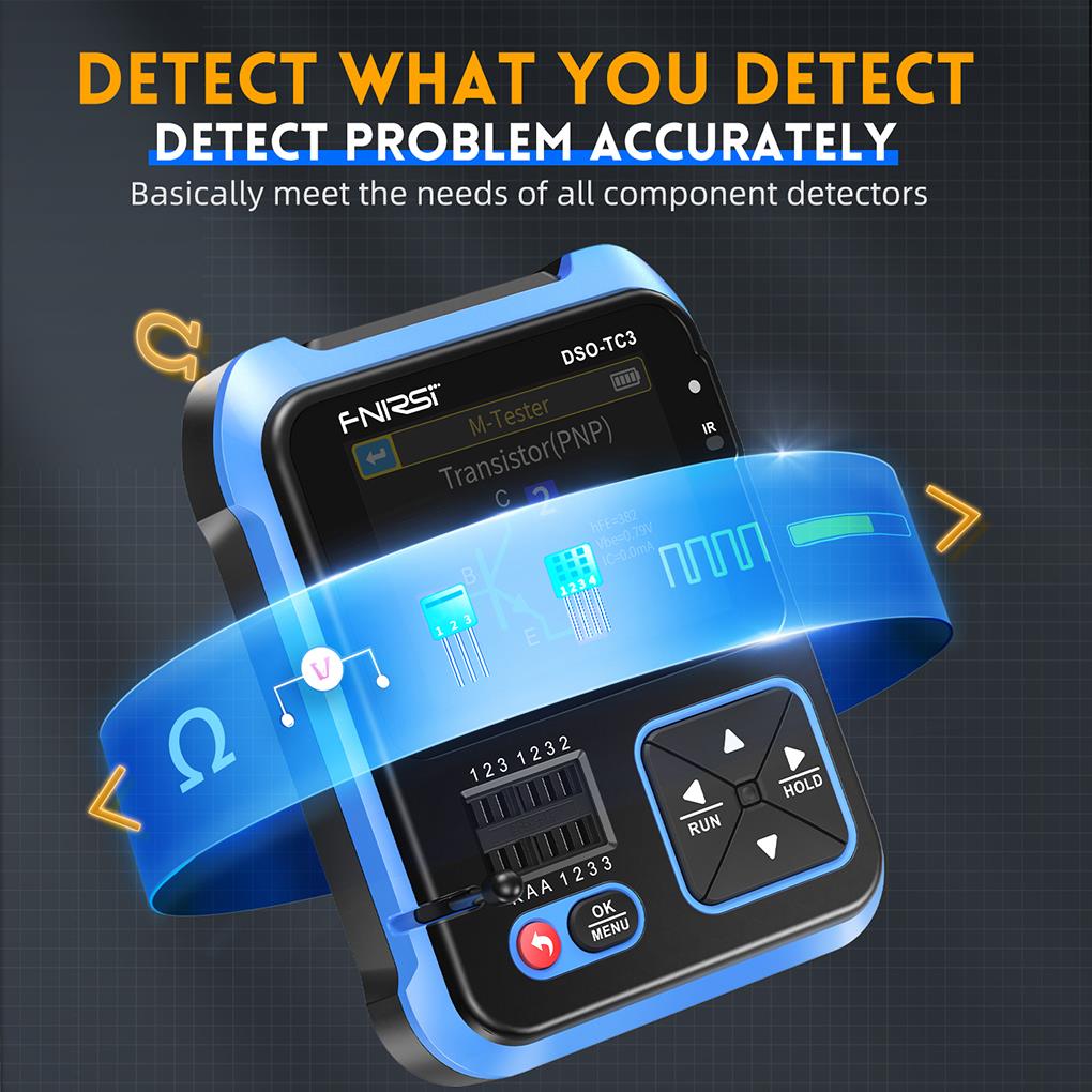 Fnirsi-ミニポータブルデジタルオシロスコープ,3in  - Fnirsi Digital Oscilloscope Handheld のレビューと価格